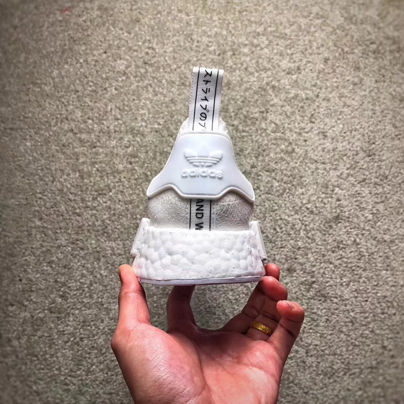 Authentic Adidas NMD R1 Primekint Triple White